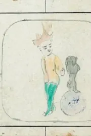 Clown et ses chiens, Le