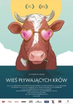 Wies plywajacych krów