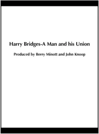 Harry Bridges: A Man and His Union