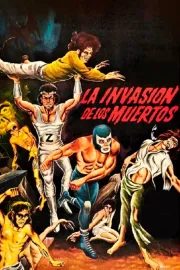 Blue Demon y Zovek en La invasión de los muertos