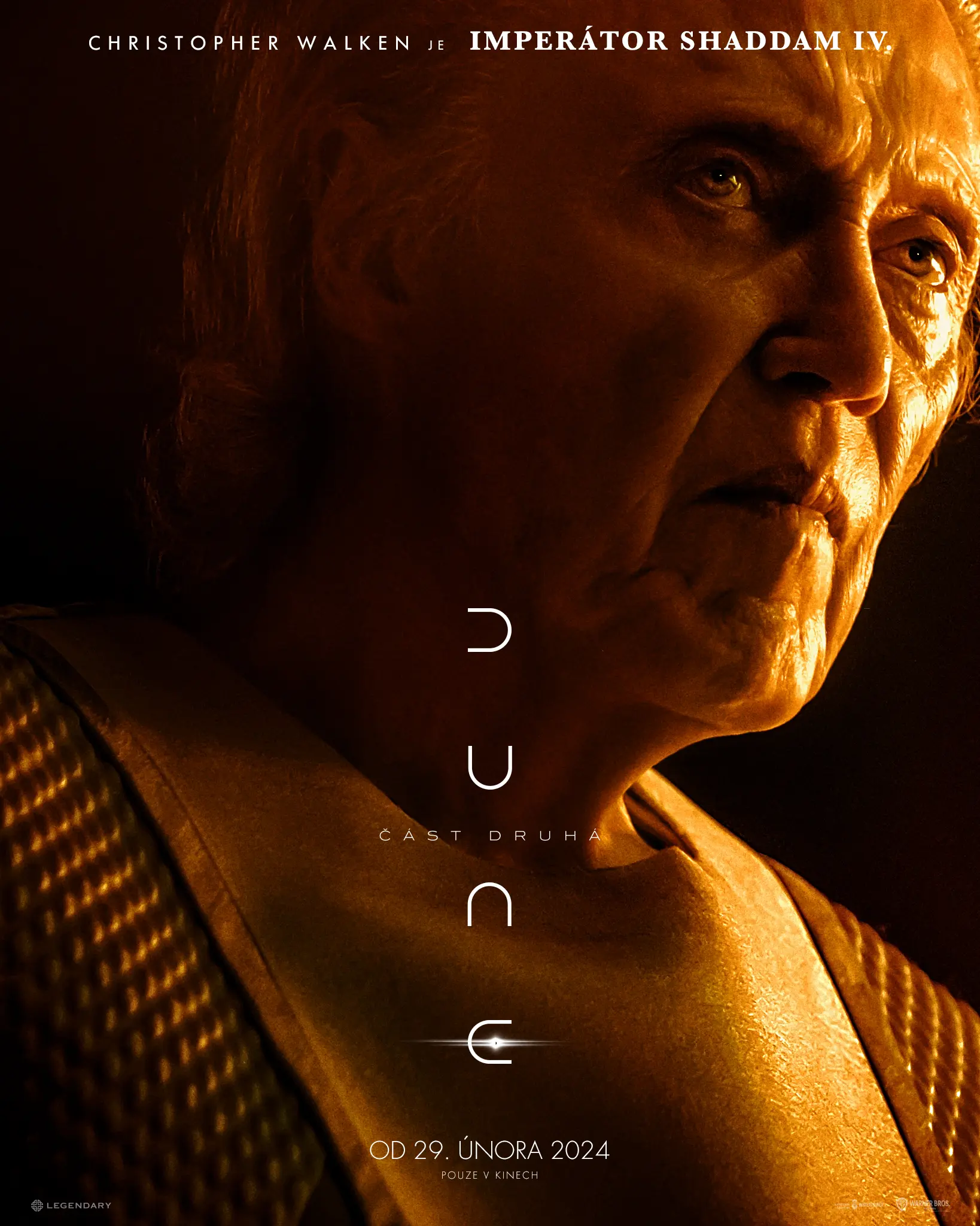 Duna: část druhá - Christopher Walken v roli imperátora Shaddama Corrina IV.