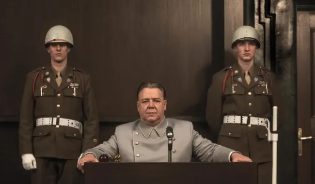 Russell Crowe je Göring v Norimberku. Hvězdné drama o procesu století na prvních záběrech