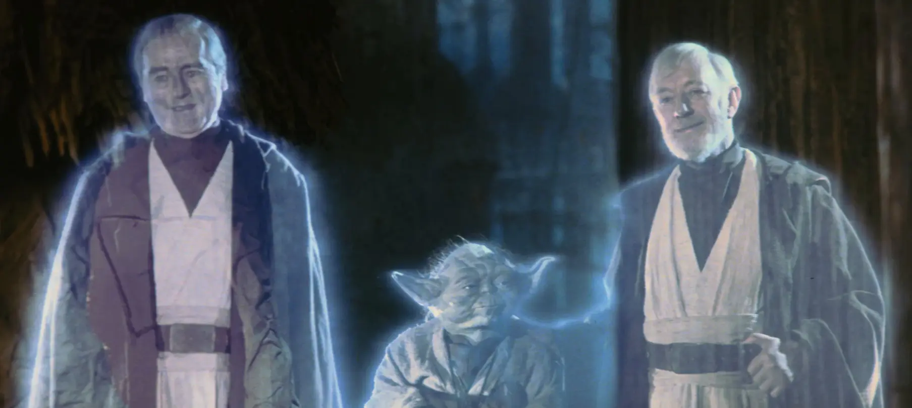 Obi-Wan, Yoda a Anakin jako duchové? Původní trilogie Star Wars sázela na promyšlené triky