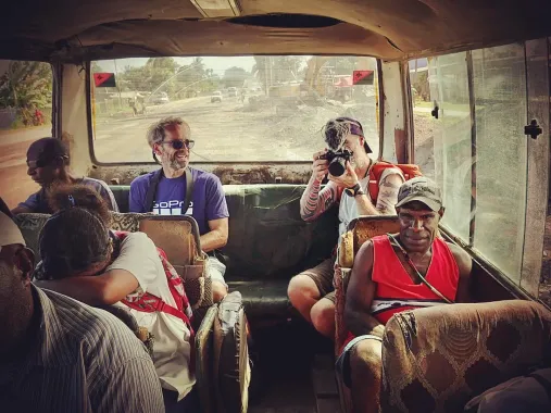 "Pro mě má tento film humánní přesah," tvrdí Marek Najbrt, režisér filmových Vandráků