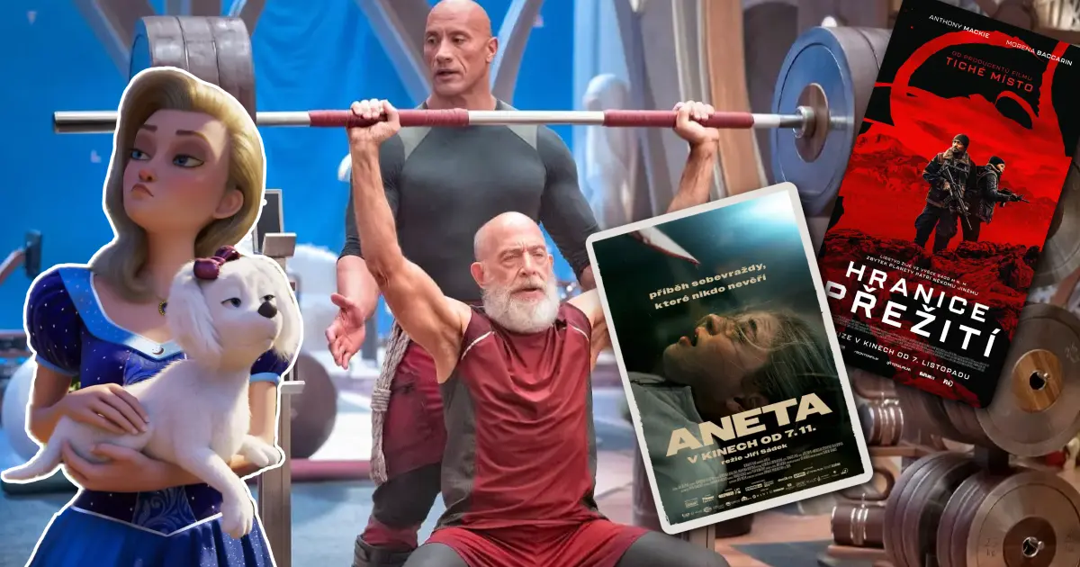 Kinovýhled: Do kin míří Santa s The Rockem, záhadná Aneta i nová Pyšná princezna