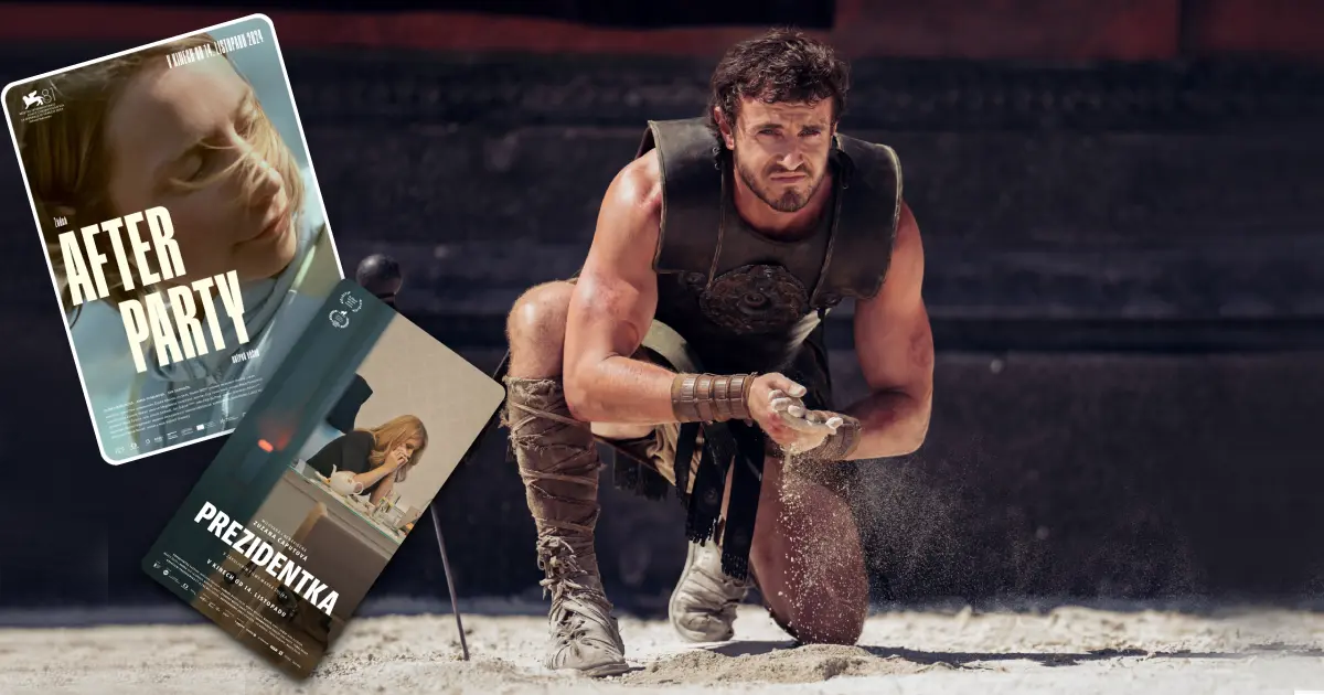 Kinovýhled: O přízeň diváků bude bojovat druhý Gladiátor i slovenská Prezidentka