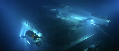 Chystá se film o posádce implodující ponorky u Titanicu. Natáčí ho člověk, který ji viděl jako poslední