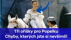 Chyby z pohádky Tři oříšky pro Popelku