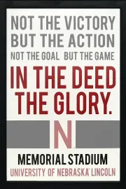 In the Deed the Glory: Memorial Stadium