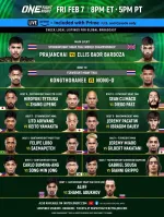 ONE Fight Night 28: Prajanchai vs. Barboza