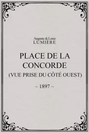 Place de la Concorde (vue prise du côté ouest)