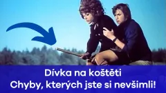 Chyby z komedie Dívka na koštěti