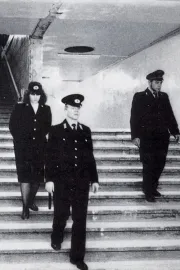 Berlin, Bahnhof Friedrichstraße, 1990