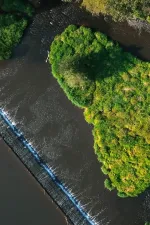 České řeky z výšky