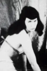 Bettie Page In White Lingerie