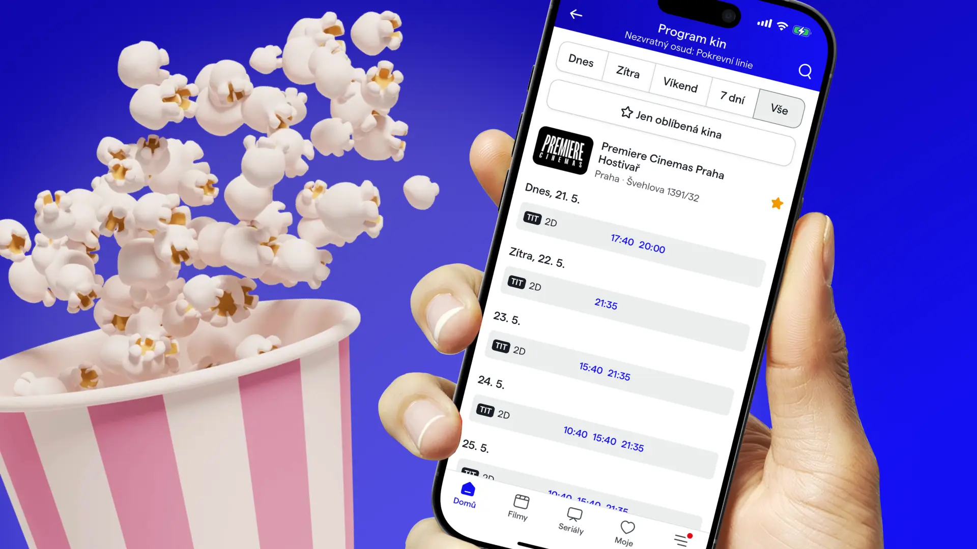 Novinky na Kinoboxu: Program kin, ikona ocenění, FAQ a zpětné zhlédnutí