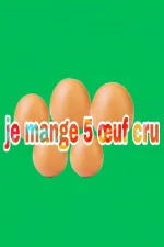 vidéo spécial pour les 200 abonner merci je mange 5 ŒUF CRU