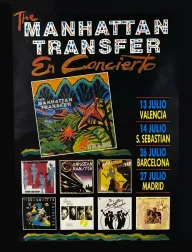 The Manhattan Transfer · Velòdrom d'Horta (Barcelona, 1989)