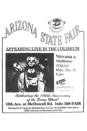 Nirvana: Veterans Memorial Coliseum Phoenix, Az