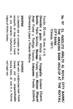 El insólito asalto al Royal City Bank