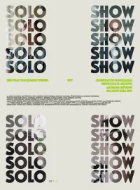 Solo Show