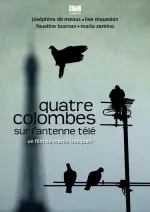 Quatre colombes sur l'antenne télé